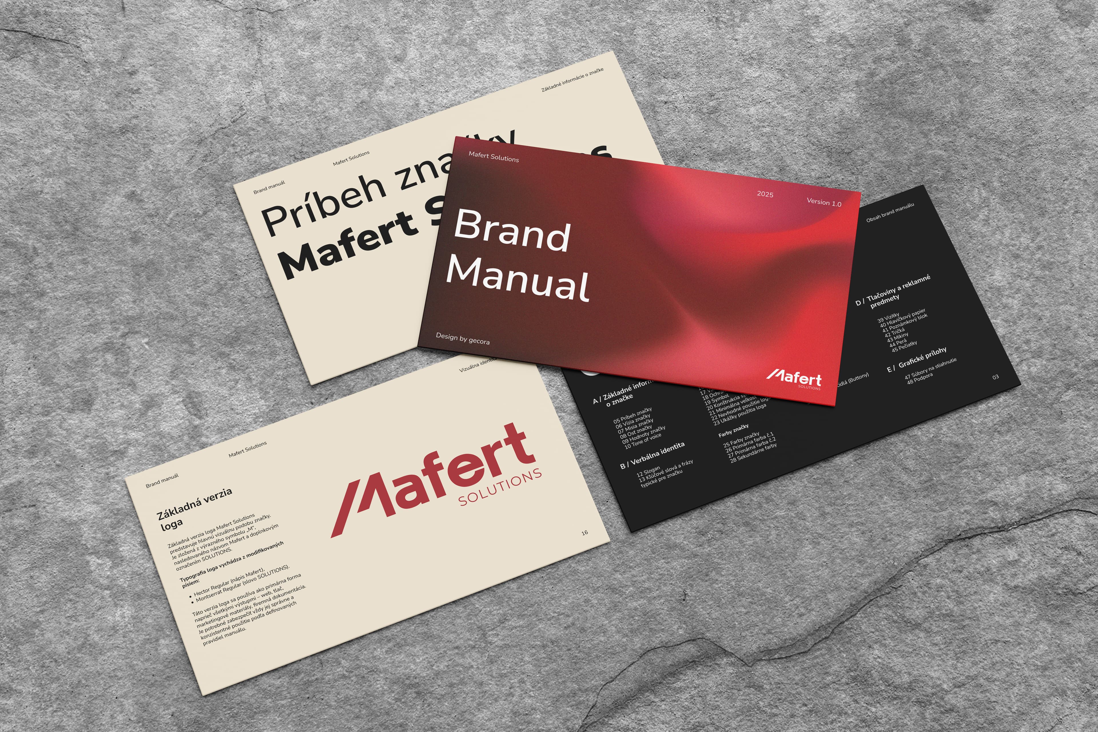 Visual identity for Mafert